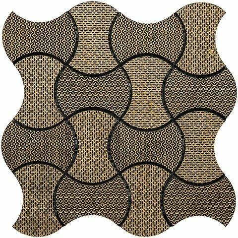 Мозаика Skalini TRN-4 полированная 28,5x28,5 см материал Мрамор толщина 10 мм в уп. 0.405 м2