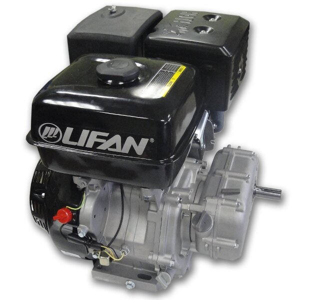 Двигатель Lifan 190f-r (15,0 л.с., вал 22мм) с автоматическим сцеплением и понижающим редуктором 2:1