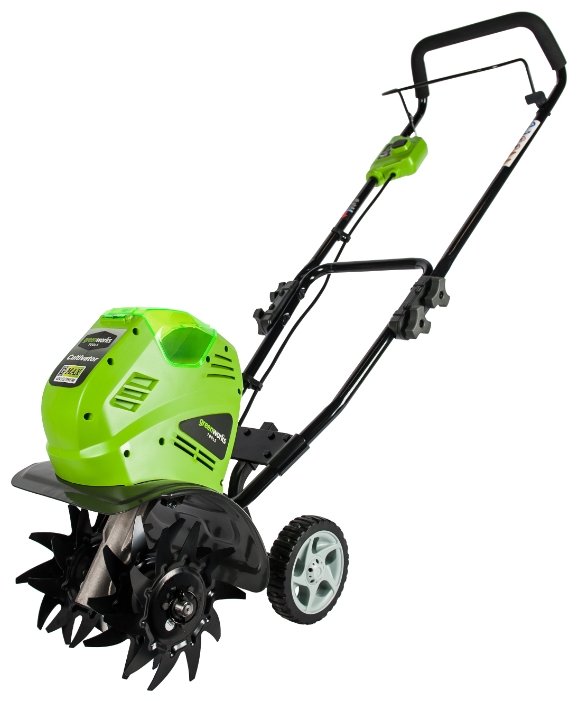 Культиватор аккумуляторный greenworks G-MAX 40V G40TLK4 (комплект с АКБ 4 А.ч. и ЗУ)