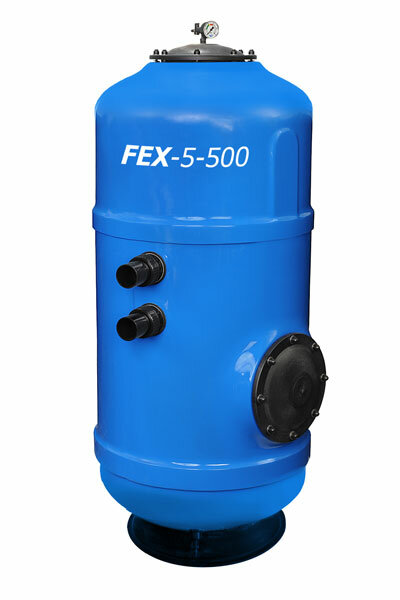 Фильтровальная емкость FEX-5 600 мм, синий цвет, без клапана 2 (Behncke) Behncke