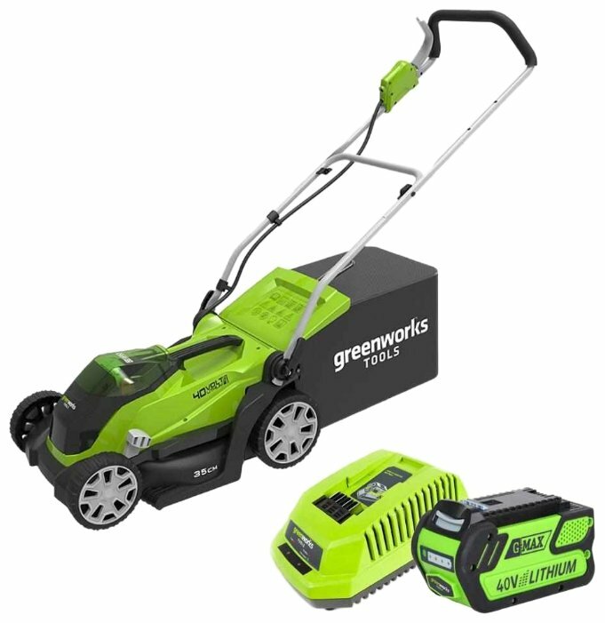 Газонокосилка greenworks 2501907ub G40LM35K4