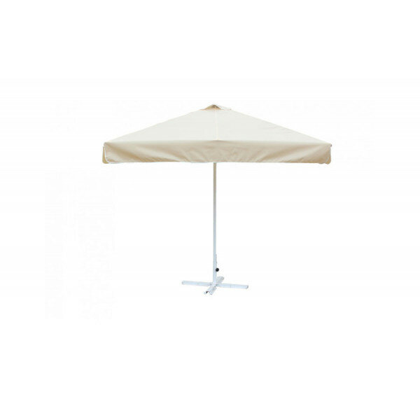 Зонт для кафе квадратный 2.5х2.5 м (8) ал.