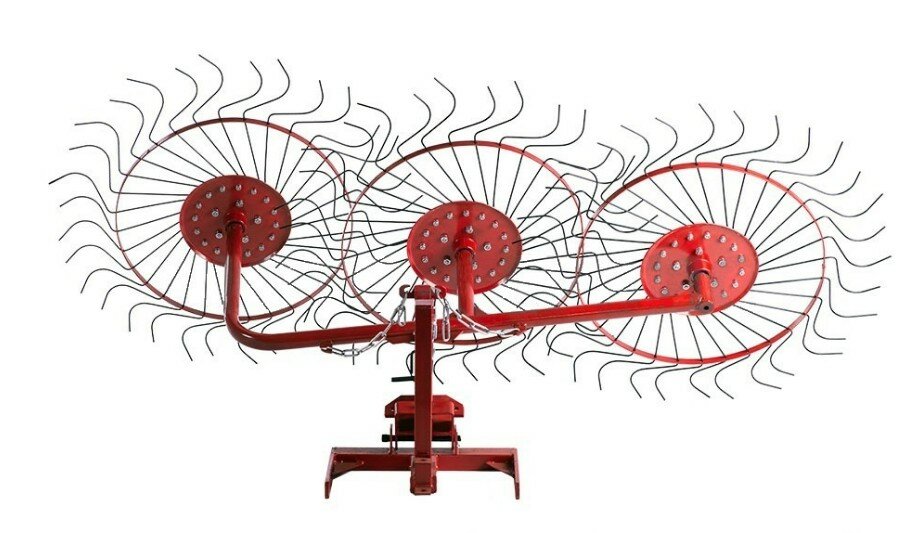 Сеноворошилка 3-х колесная ВМ-3 для всех типов мотоблоков