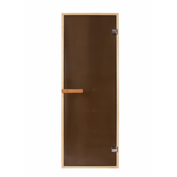 Дверь PREMIO 700х1870, стекло бронза, коробка ольха