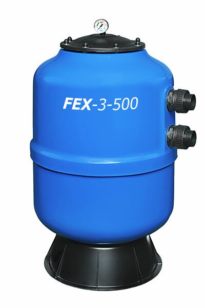 Фильтровальная емкость FEX-3, 800 мм, синий цвет, без клапана 2 (Behncke) Behncke