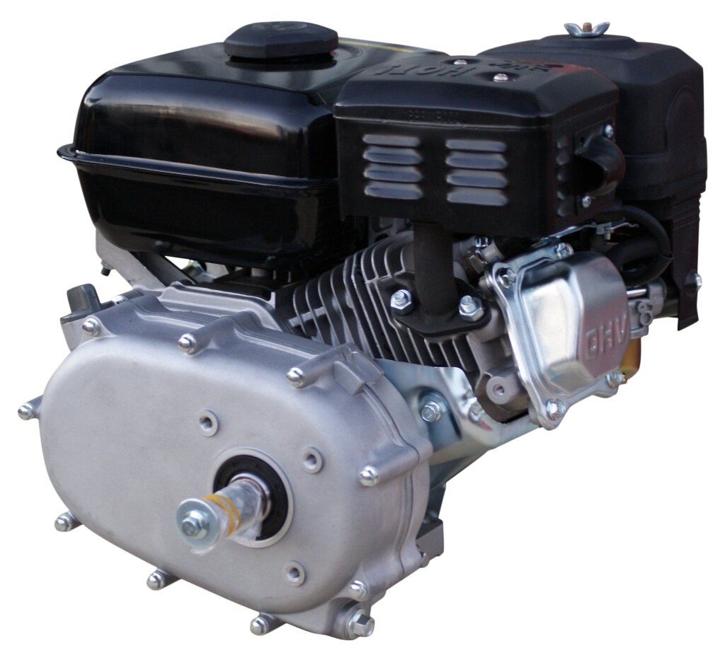 Двигатель lifan 190f-r (15,0 л.с.) с автоматическим сцеплением и понижающим редуктором 2:1 и катушкой освещения 12в 18а 216вт