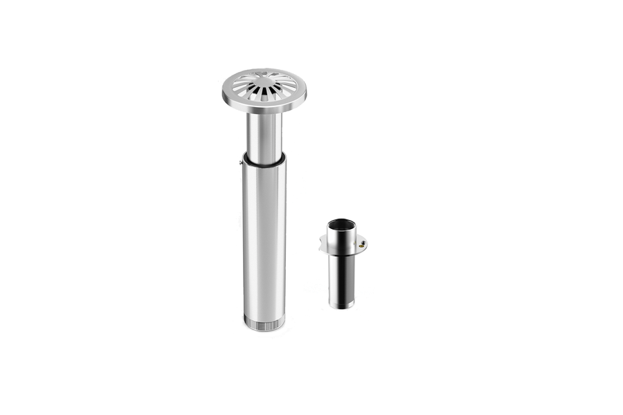 Overflow drain adjustable qa 200 (qa-200) переливная арматура телескопическая 360-720 мм, 2quot;