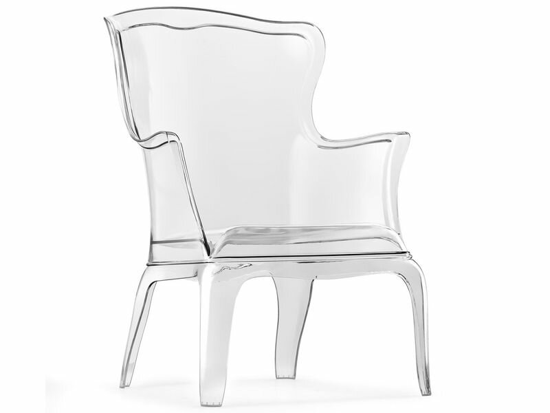 Кресло пластиковое прозрачное, арт.015/660TR