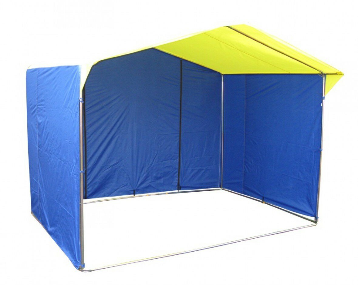 Торговая палатка Митек «Домик» 4 х 3 К из квадратной трубы 20х20 мм