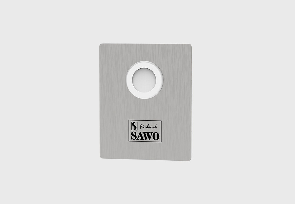 Кнопка вызова с подсветкой SAWO STP-BTN-2.0 для саун и бань