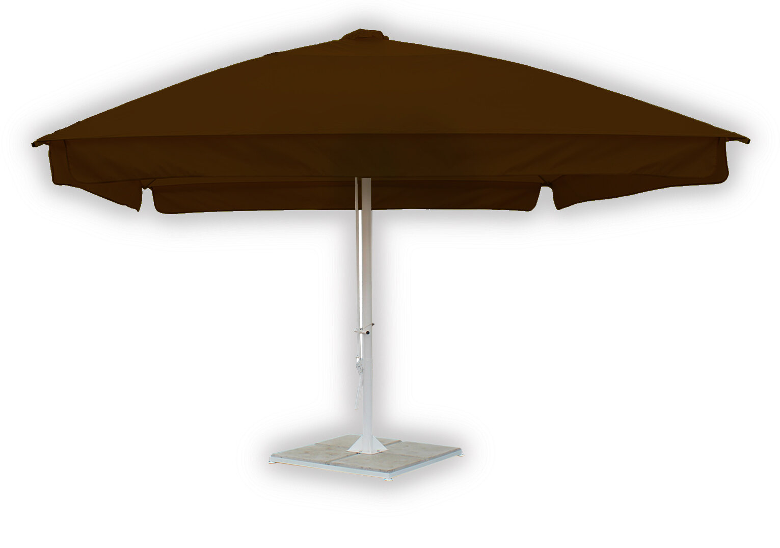 Зонт для кафе квадратный 2,5х2,5 метра